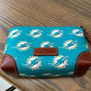 Dooney and Bourke dolphins small makeup bag